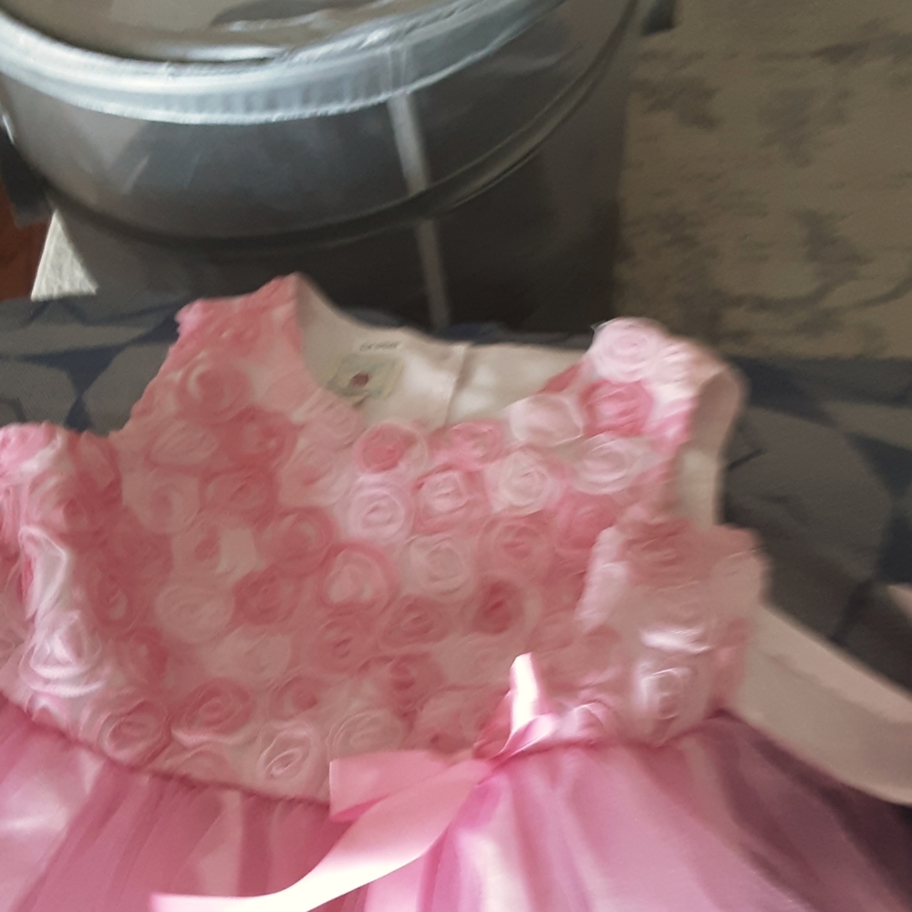 Pink party dress